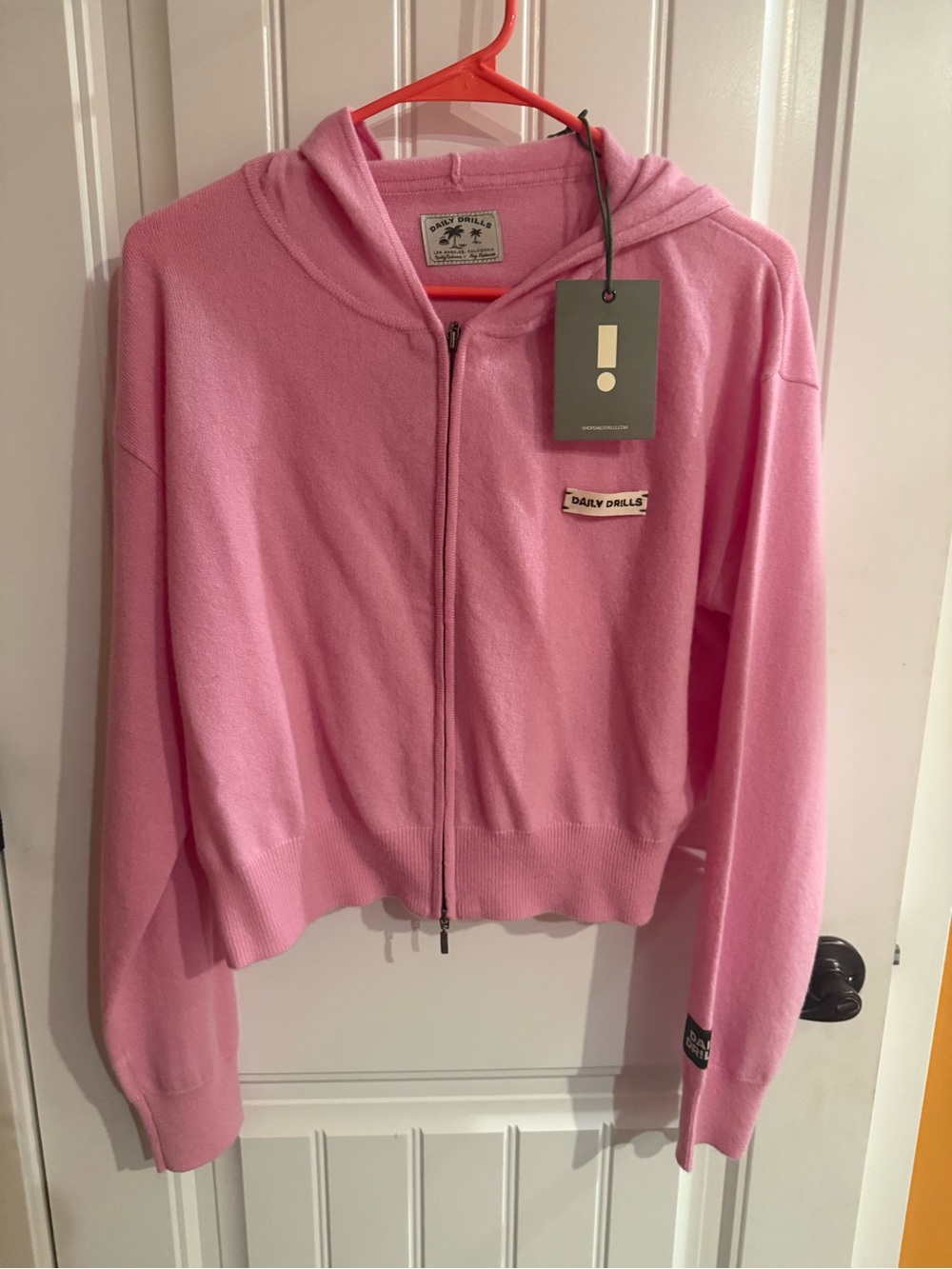 Daily Drills Women's Cashmere Zip Up Sweater NWT